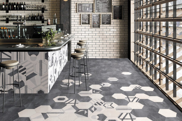 現代六角磚(花磚)