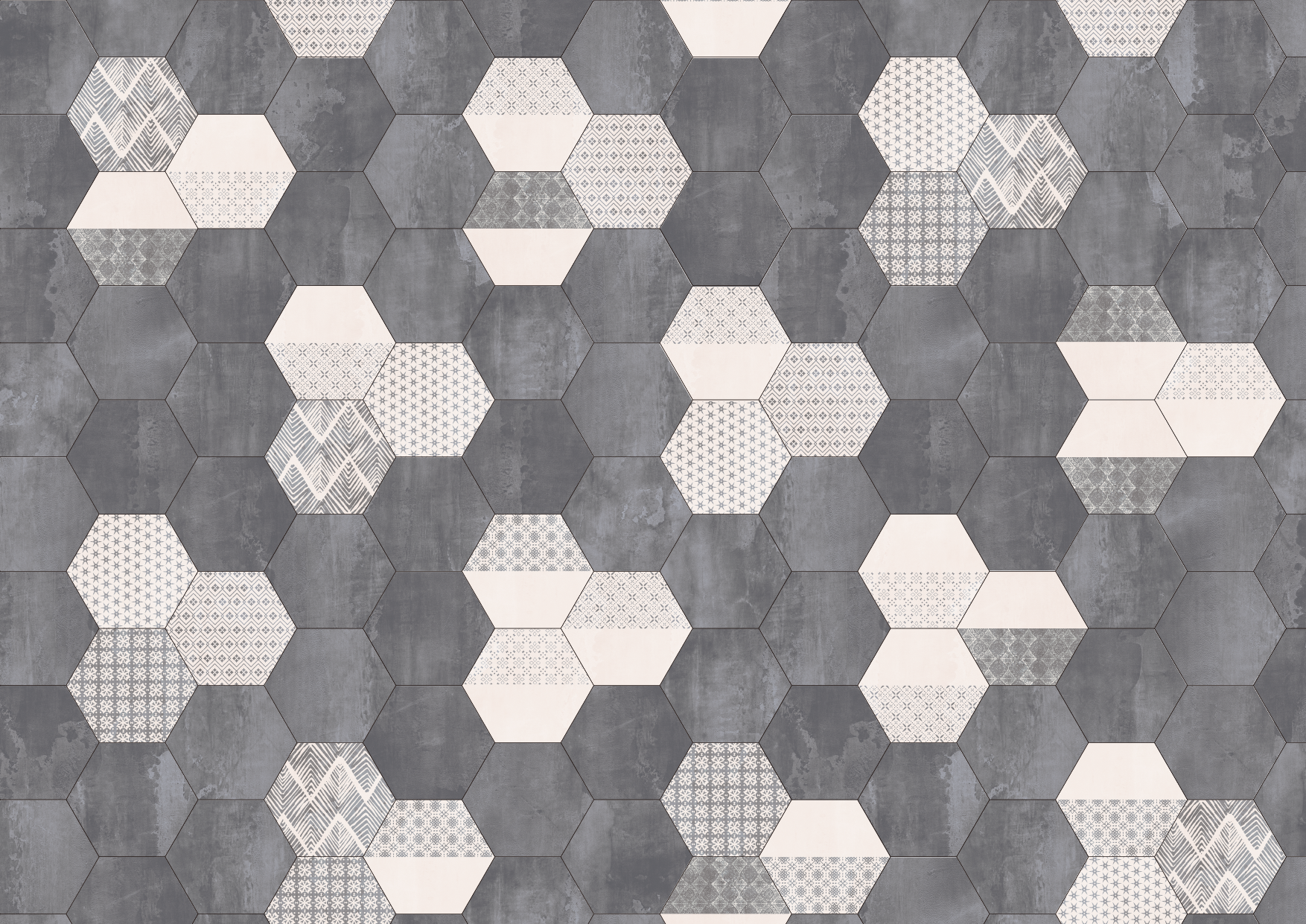 現代六角磚(花磚)