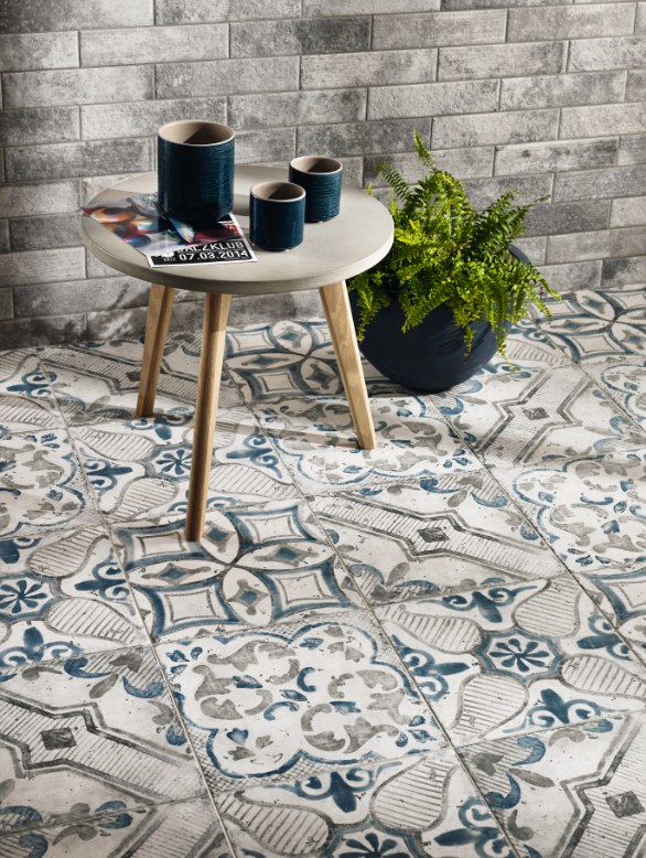 復古再造(花磚)