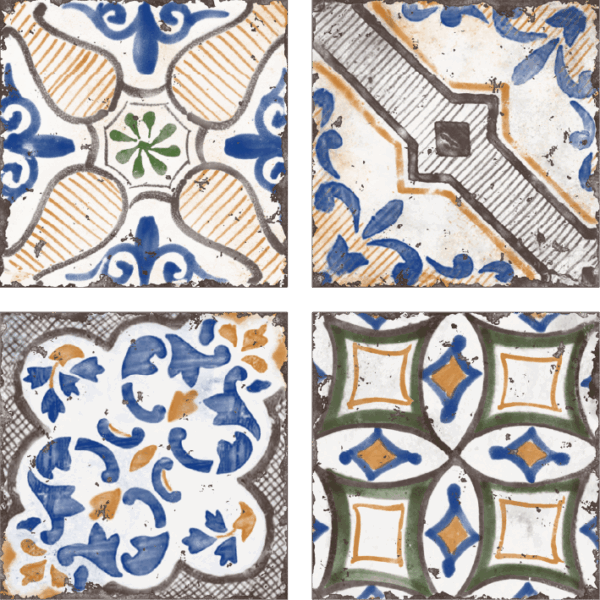 復古再造(花磚)