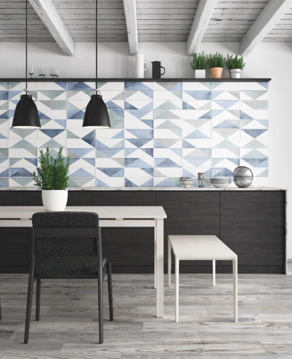 布列克歐式磚牆 (花磚)